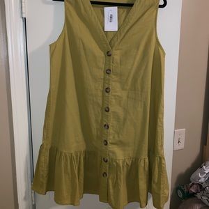 Anything’s Possible Mustard Dress